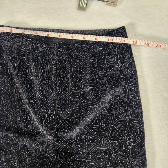 Vintage Velour Print pants leggings size XS - Picture 5 of 9